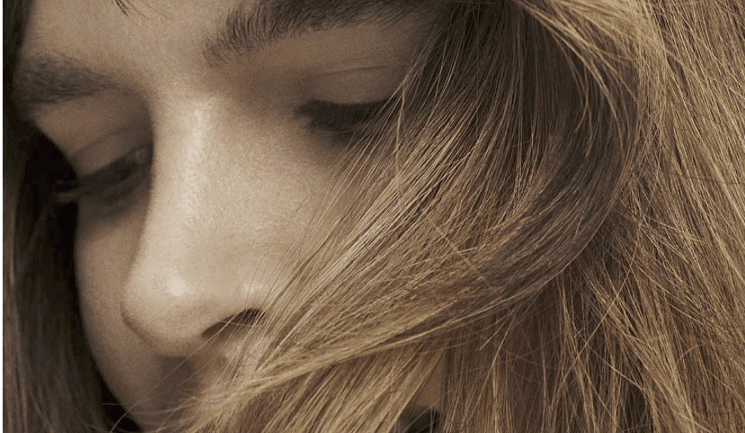 Woman with beautiful hair